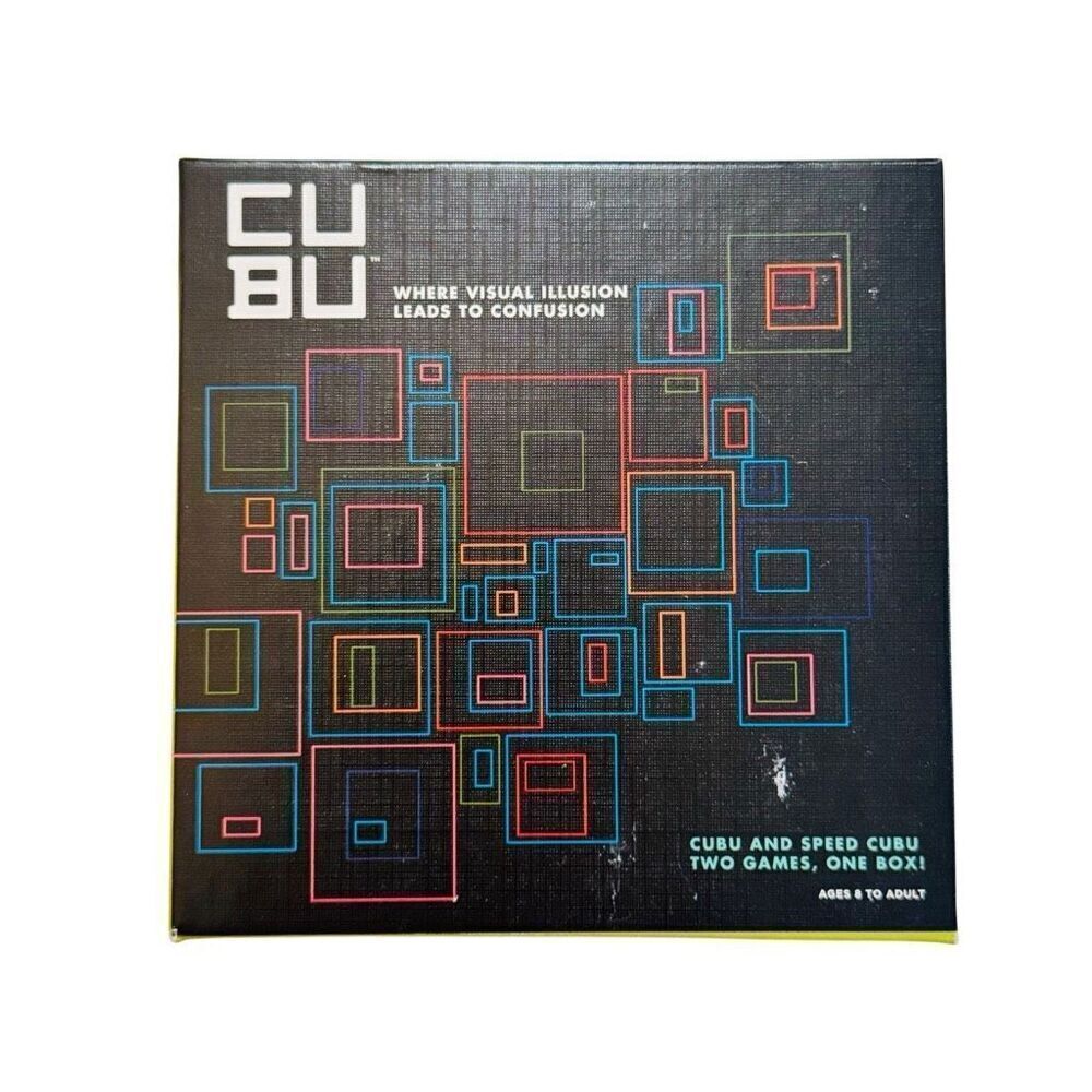 CUBU FAMILY CARD GAME WHERE VISUAL ILLUSION LEADS TO CONFUSION NEW / SEALED